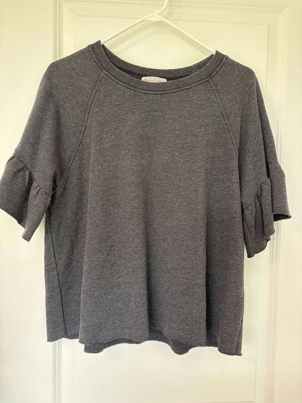 Michael Stars Charcoal Gray sweatshirt Top - Large